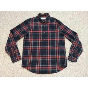 Abercrombie & Fitch Shirt Mens Medium Multi Plaid Soft AF Flannel Button Down